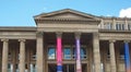 Shopping Mall named KÃÂ¶nigsbau Passagen in the city center Stuttgart in Germany with columns