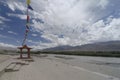 Famous sindhu ghat on indus river near leh city