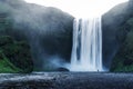 Famous Skogafoss waterfall