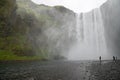 The famous Skogarfoss waterfall in the south of Iceland. Royalty Free Stock Photo
