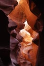 Famous slot canyon in Navajo reservation