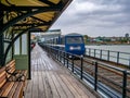 Southend Pier Railway station in England