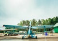 Famous Soviet Plane Paradropper Antonov An-2 Heritage Of Flying Royalty Free Stock Photo
