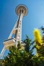 Famous Space Needle of Seattle, Washington State Royalty Free Stock Photo