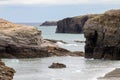 Spanish destination, Cathedrals beach (playa de las catedrales) on Atlantic ocean