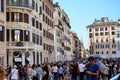 The famous Spanish Square in Rome