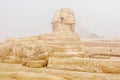 Famous Sphinx and the great pyramids