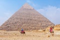 Great pyramids in Cairo