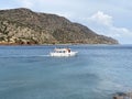 Famous Spinalonga island, Crete Royalty Free Stock Photo