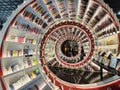Famous Spiral Bookcase at Zhongshuge Bookstore in OH Bay, Baoan District, Shenzhen, China