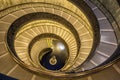 Famous spiral staircase in the Vatican museum