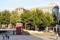 Famous square in the city of Porto