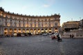 Famous square in the city of Rome
