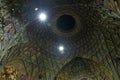 Dome in the bazaar of Kashan, Iran