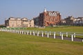 The famous St Andrews Old Course Royalty Free Stock Photo