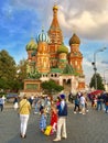 St.Basil Cathedral at the Red Square in Moscow