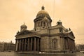 The famous St. Isaac cathedral