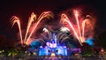 The Famous Stars Firework Of Hong Kong DisneyLand