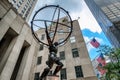 The famous statue of Atlas in New York City Royalty Free Stock Photo