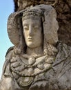 La Dama de Elche - statue in benidorm, Alicante - Spain