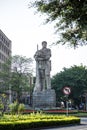 A famous statue of Haizhu square in Guangdong, Guangzhou Province, China, a soldier with a gun