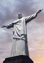 Rio de Janeiro, Brazil, Statue of Jesus Christ on Corcovado mountain. Royalty Free Stock Photo