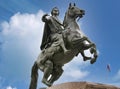 The famous Statue of Peter the Great in Saint Petersburg, Russia