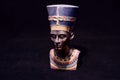 Famous Statuette Bust of Queen Nefertiti Royalty Free Stock Photo