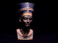 Famous Statuette Bust of Queen Nefertiti Royalty Free Stock Photo