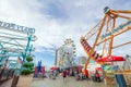 The famous Steel Pier in Atlantic City Royalty Free Stock Photo