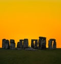 The famous Stonehenge in England Royalty Free Stock Photo