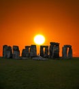 The famous Stonehenge in England Royalty Free Stock Photo