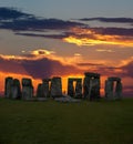 The famous Stonehenge in England Royalty Free Stock Photo