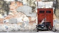 Famous Street Art Mural in George Town, Penang, Malaysia Royalty Free Stock Photo