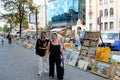 Famous street of Kiev 'Andreyevskiy spusk'