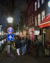 Famous street of red lanterns for tourists Royalty Free Stock Photo