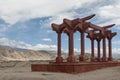 Famous stucture on Sindhu Ghat near leh city