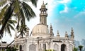 Famous Sufi Shrine of Pir Haji Ali Shah Bukhari known as Haji Ali Dargah. Made up of Marble in typical Indo-Islamic architecture, Royalty Free Stock Photo