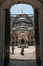 The famous Sultan Ahmet mosque, Istanbul Royalty Free Stock Photo