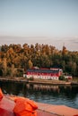 Famous summer cabin in Turku archipelago Royalty Free Stock Photo