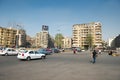 The famous Tahrir square in Cairo Royalty Free Stock Photo