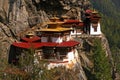 Famous Taktshang monastery in Bhutan Royalty Free Stock Photo