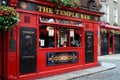 Famous Temple Bar in Dublin Royalty Free Stock Photo