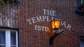 Famous Temple Bar in Dublin - DUBLIN, IRELAND - APRIL 20, 2022 Royalty Free Stock Photo