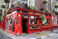 Famous Temple Bar in Dublin Royalty Free Stock Photo
