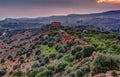 The famous Temple of Concordia in the Valley of Temples near Agrigento Royalty Free Stock Photo