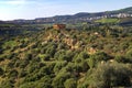 The famous Temple of Concordia in the Valley of Temples near Agrigento, Sicily, Italy Royalty Free Stock Photo