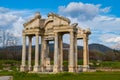 Famous Tetrapylon Gate in Aphrodisias ancient city, Turkey