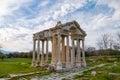 Famous Tetrapylon Gate in Aphrodisias ancient city, Turkey