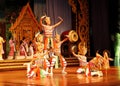 The famous Thai Culture and traditional dances Royalty Free Stock Photo